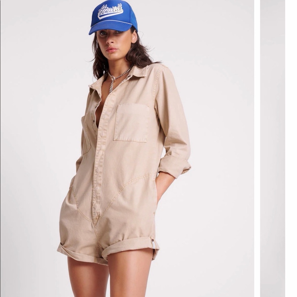 One Teaspoon- Canvas Prophecy Jumpsuit - Picture 6 of 6
